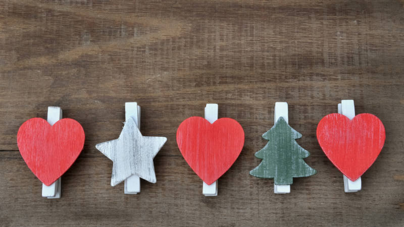 carpeta jurado Comercial Decoración de Navidad con pinzas de la ropa - Blog Flota