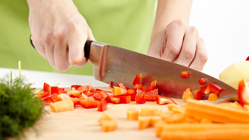 Formas de cortar verduras